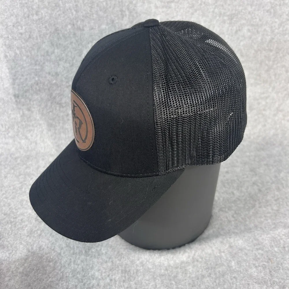 Tattoo Machine Logo WR Black Mesh Trucker Hat Snapback Cap Yupoong Classics